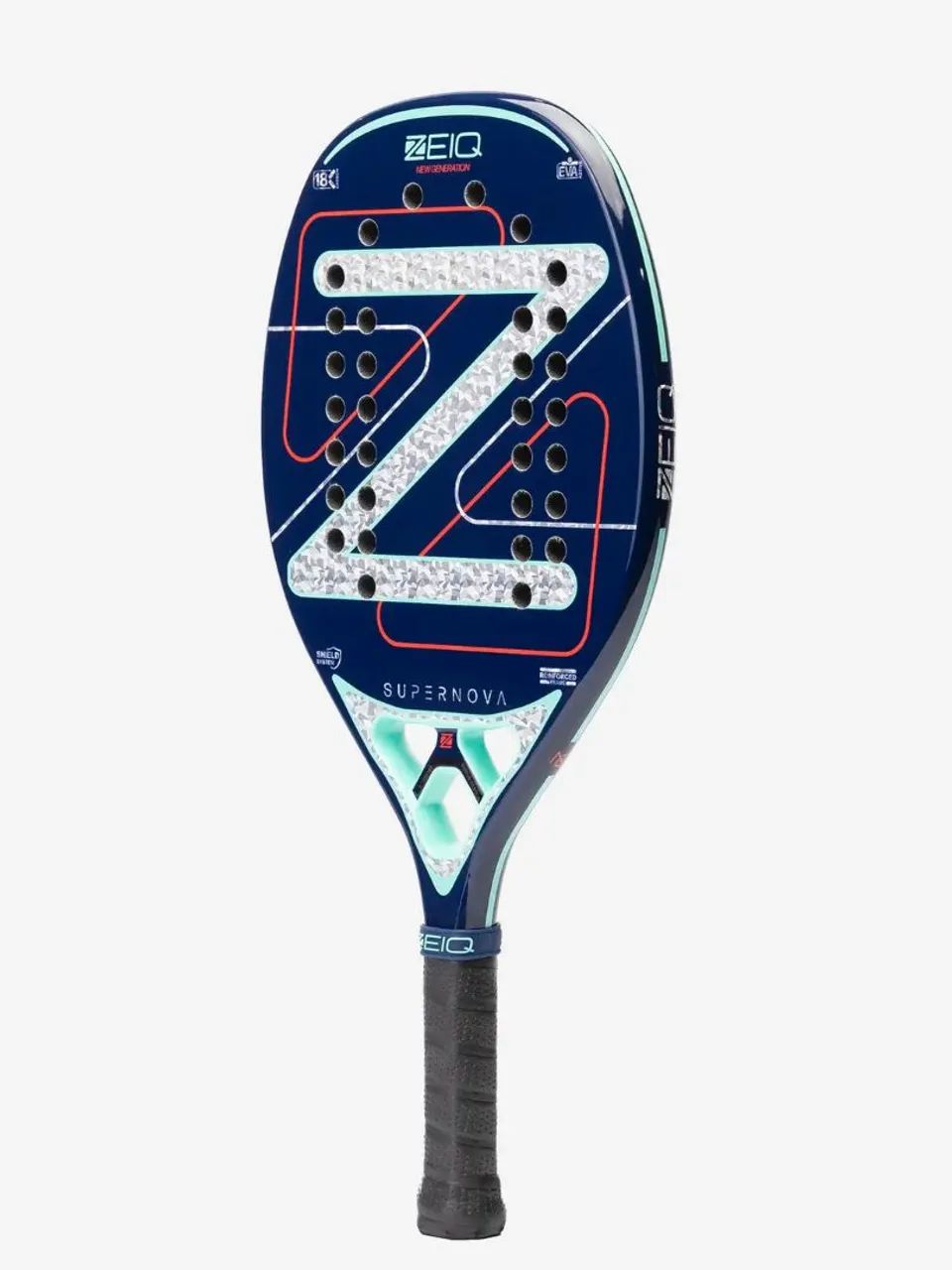 Raquete de Beach Tennis Supernova 18k Zeiq - Esportes de Quadra e