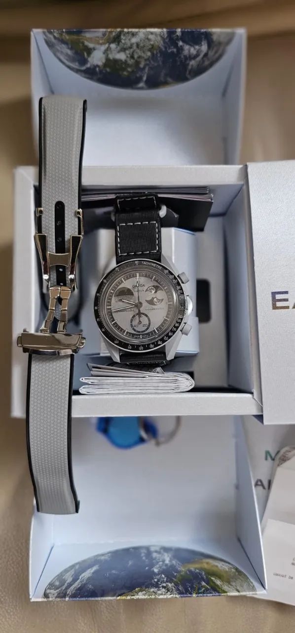 Swatch Moonswatch Mission To Earthphase New (Usado) - Foto 3