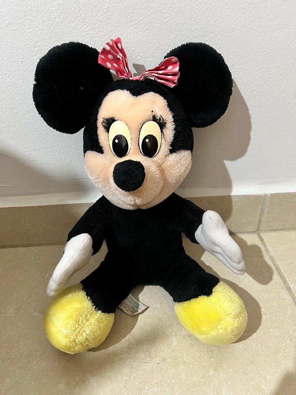 ANTIGA PELÚCIA MINNIE MOUSE ORIGINAL DISNEY 