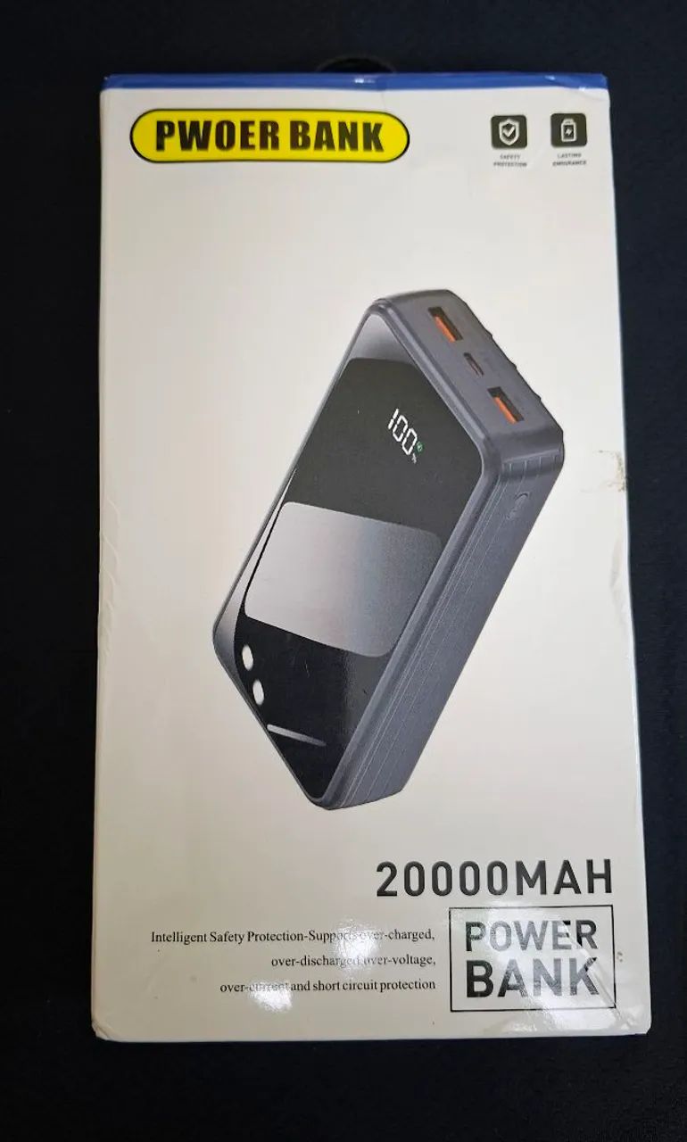 Power Bank 20000 NOVO!