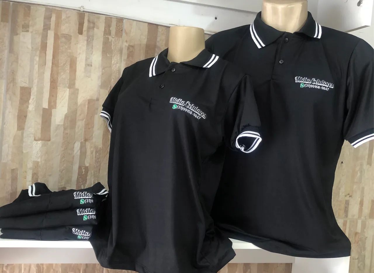 Camisas personalizadas e lisas todas as cores e modelos - Foto 4