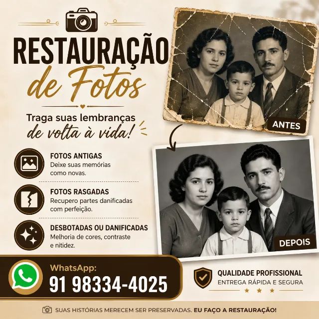 Restauração de fotos