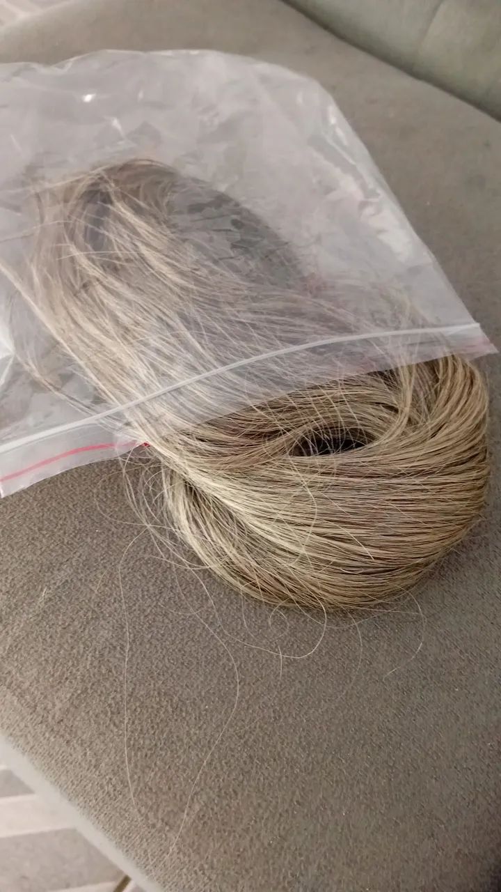 Cabelo loiro mesclado pra mega Hair