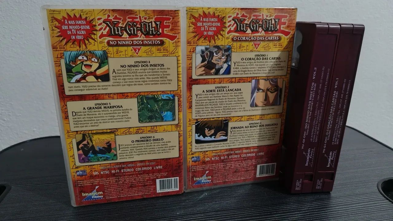 VHS Yu_Gi_Oh!  (Volume 1 e 2) - Foto 2