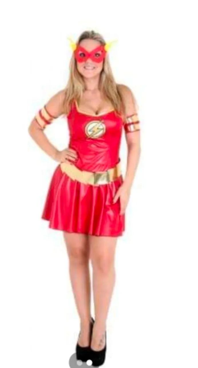 Fantasia Flash Feminino P