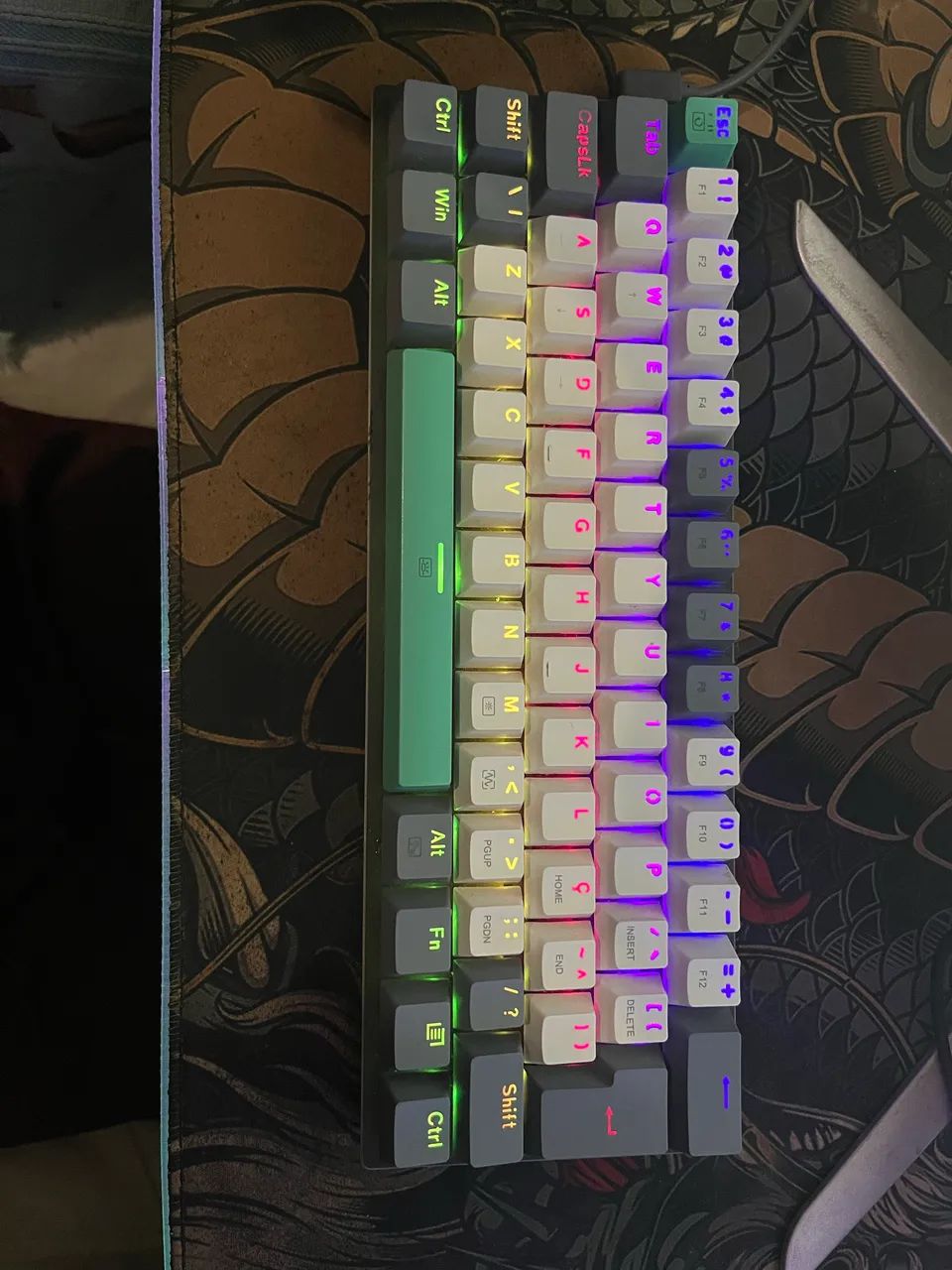 KIT Gamer Teclado e Mouse - Machenike & Redragon - Foto 2
