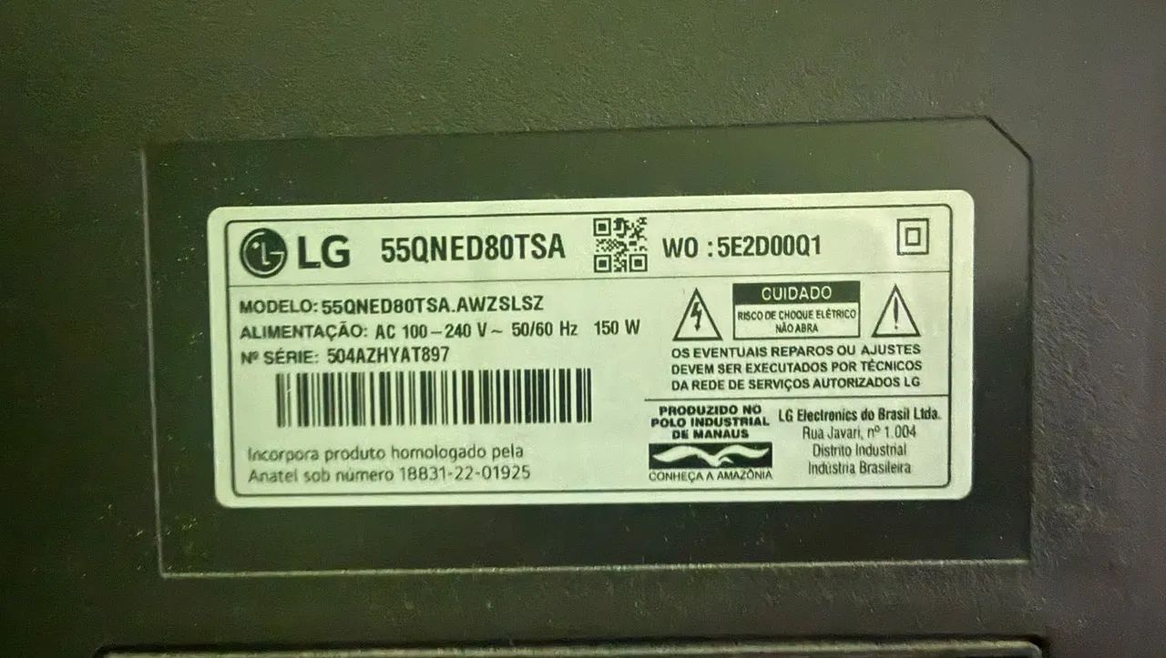 TV LG 55 POLEGADAS 