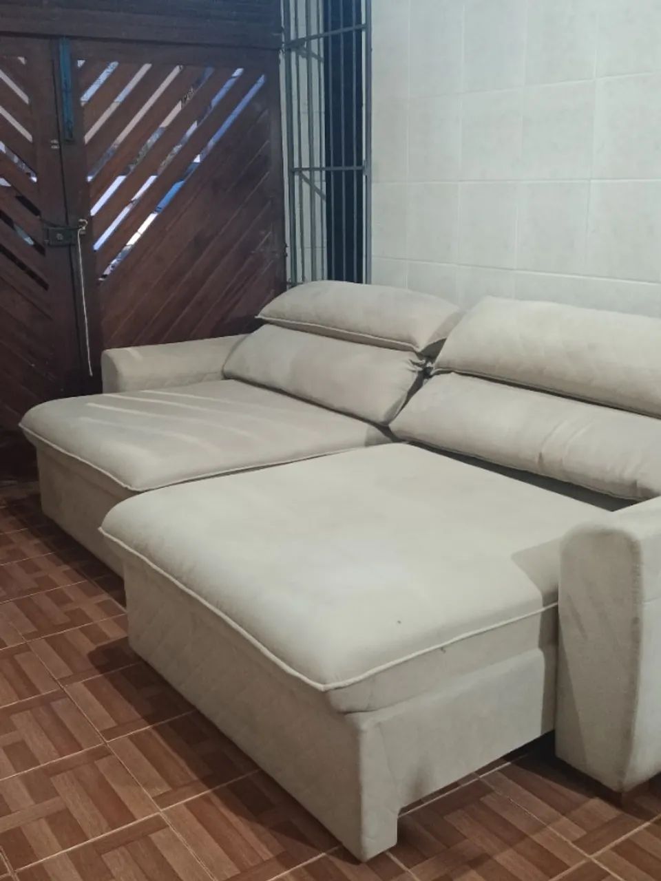 Sofá retrátil de 2,86 semi novo  - Foto 5