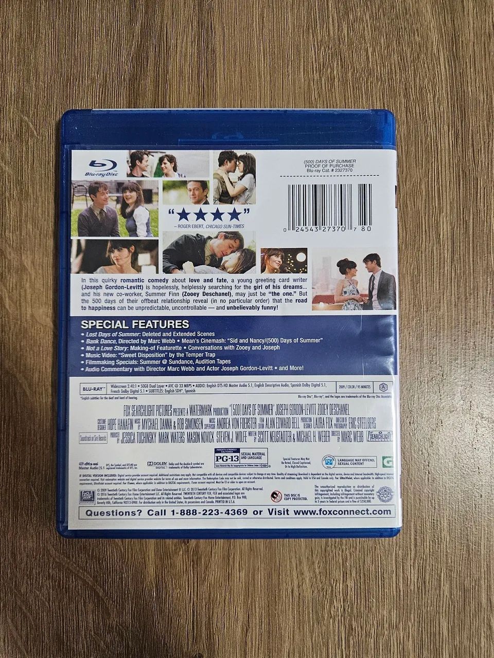 500 Dias Com Ela - Bluray Original  - Foto 2