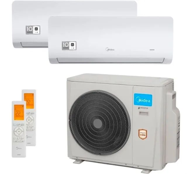 Ar Condicionado Midea Multi Bi-Split | 18.000 + 9.000 BTUs