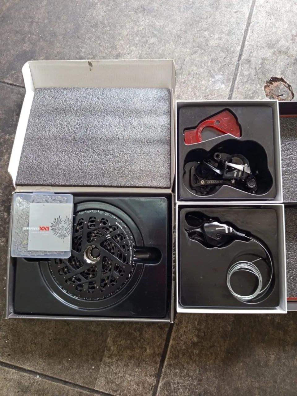 kit Sram X0 11v 500km de uso 
