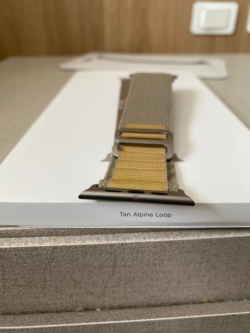 Pulseira Alpine loop Tan tamanho M. Original, para Apple Watch Ultra - Foto 4