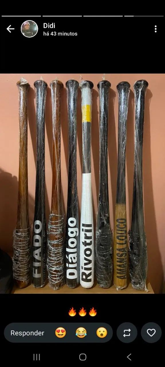 Tacos de besebol personalizado medidas oficiais 