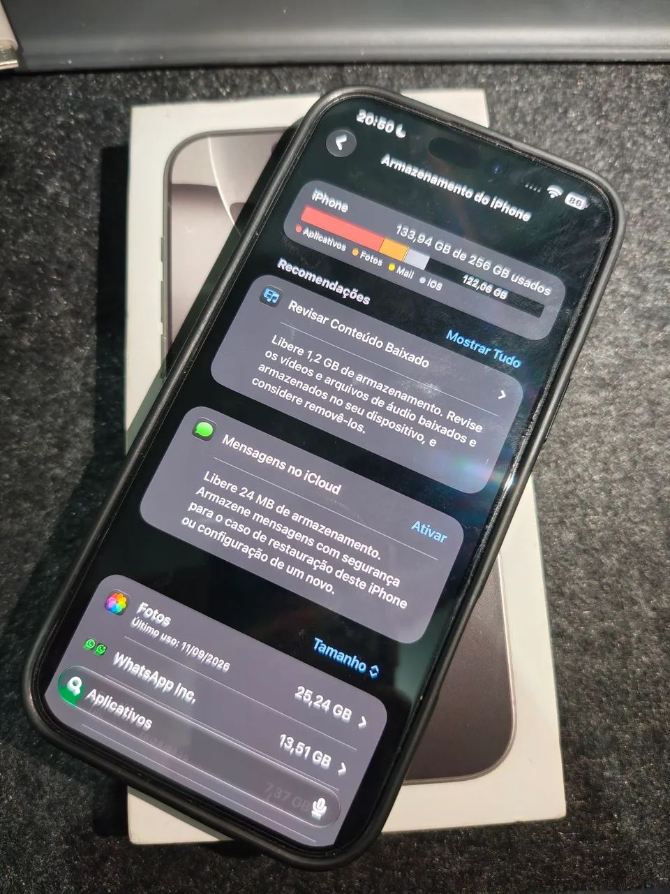 iPhone 16 Pro Max 256gb/90% bateria/Anatel - Foto 3