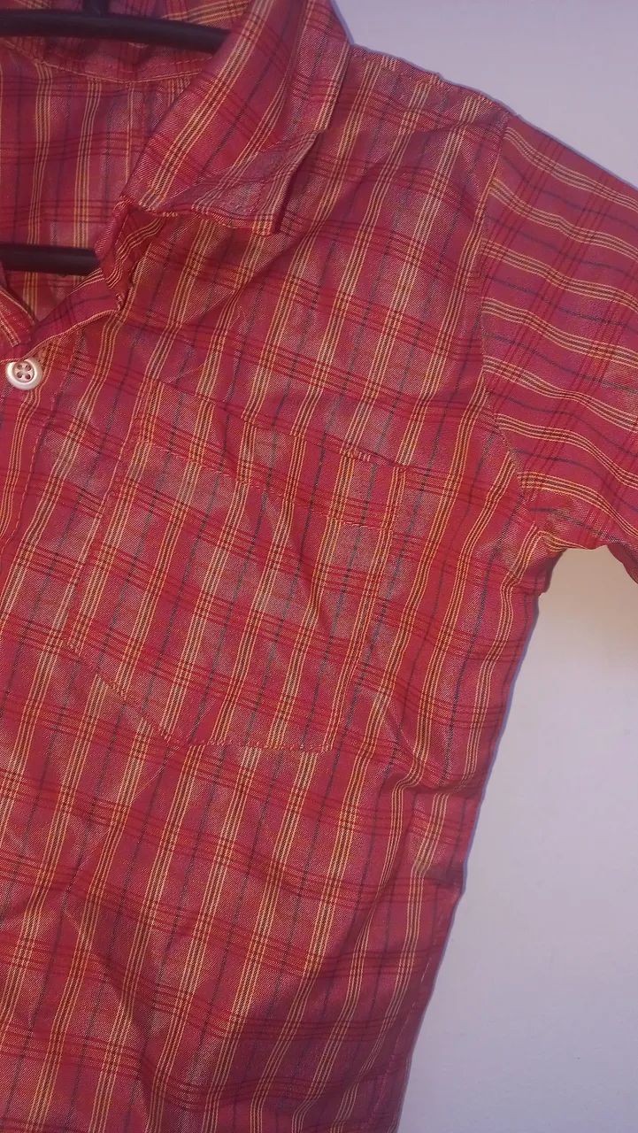 Camisa xadrez infantil  - Foto 3