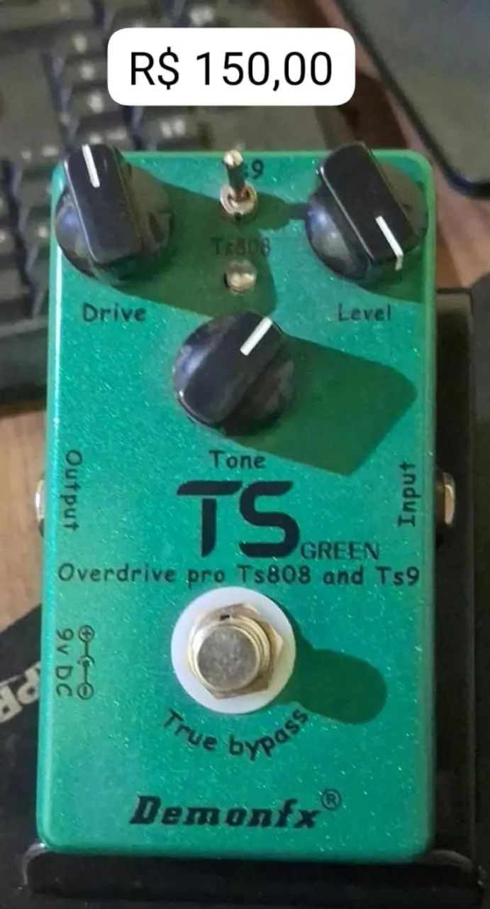 Pedal Overdrive TS Green 