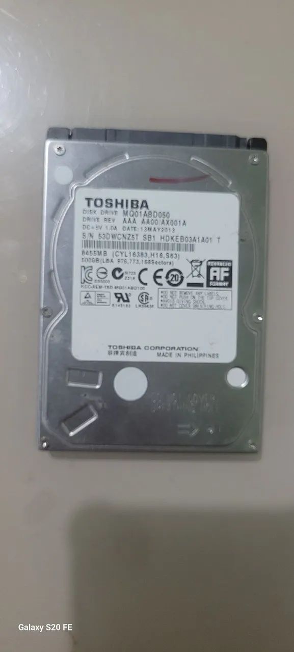 HD 500GB Notebook 