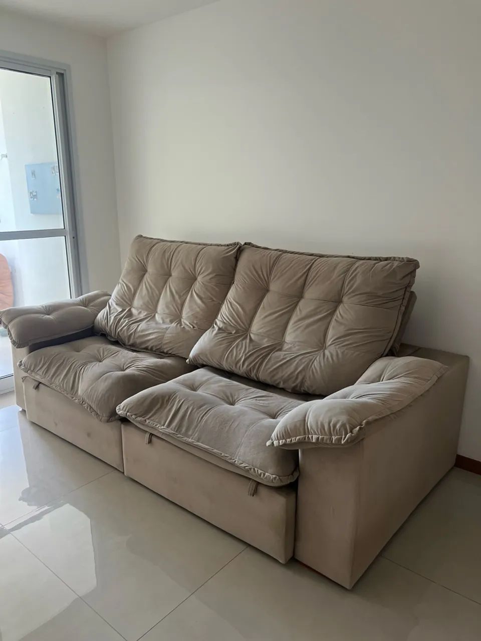 Sofá retrátil 3 lugares