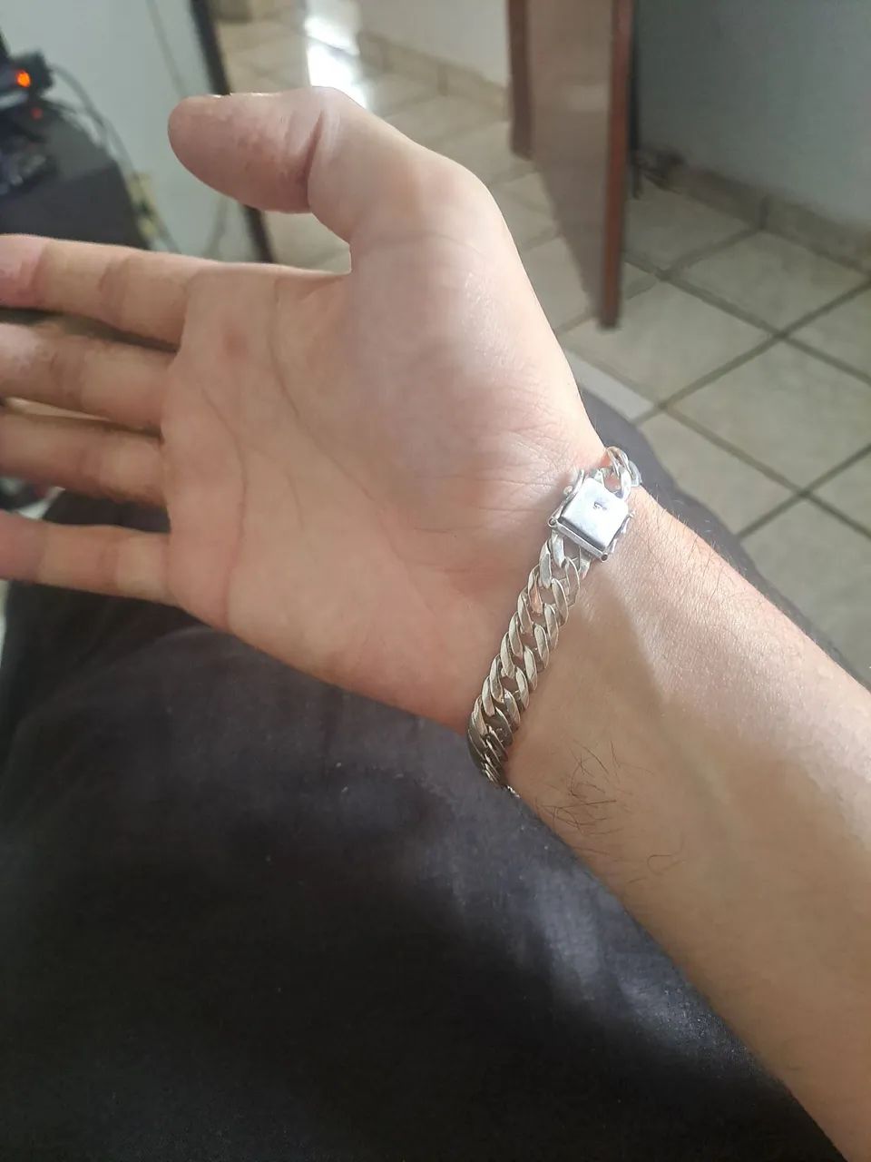 Pulseira prata 925 8mm