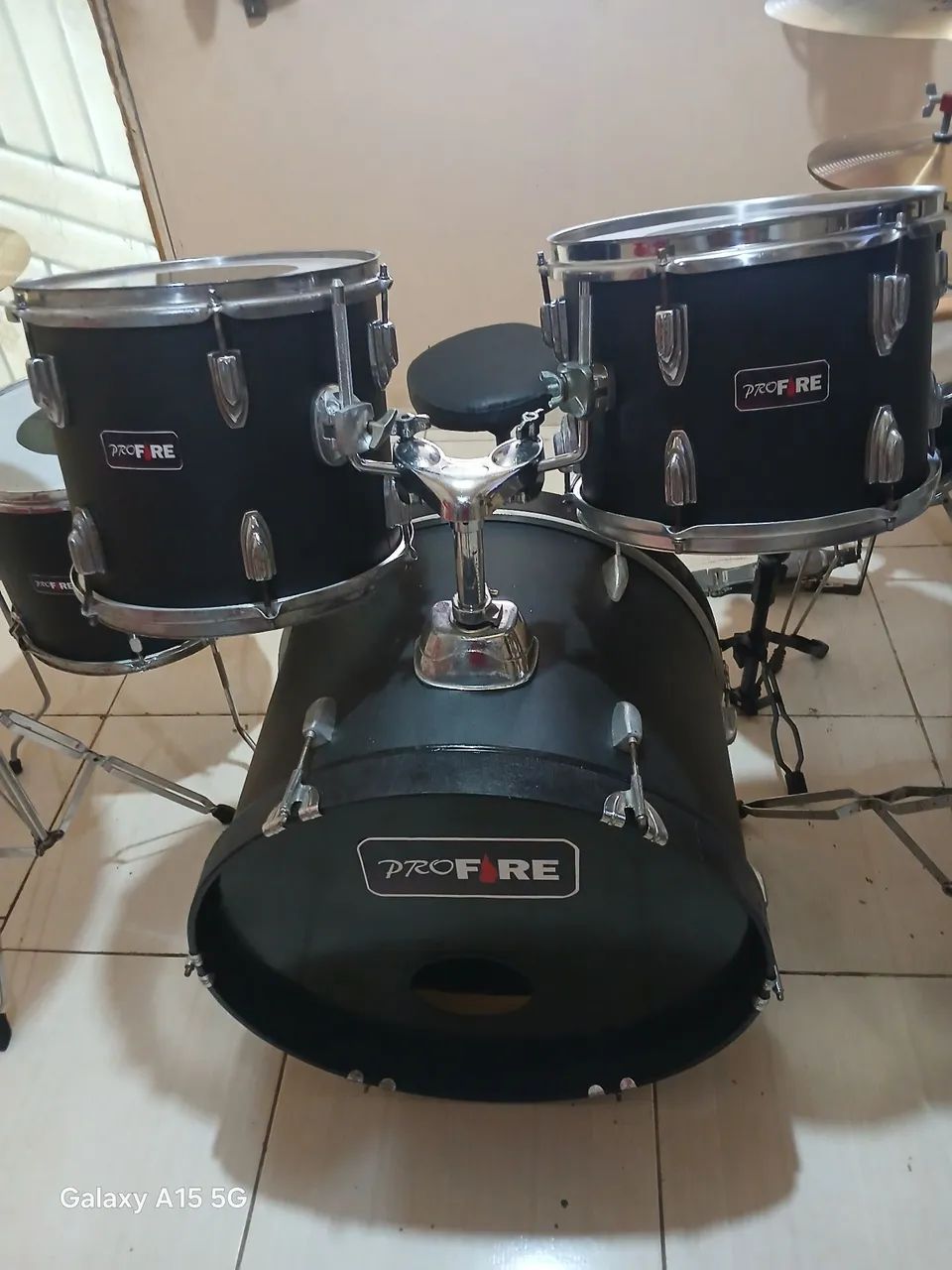 Bateria acústica completa 