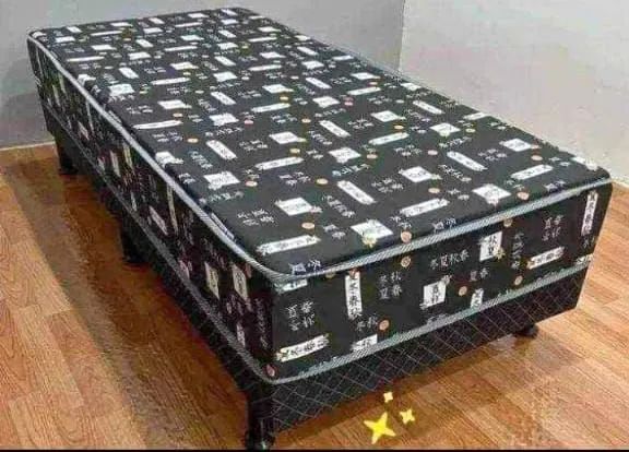 CAMA BOX SOLTEIRO BLACK 