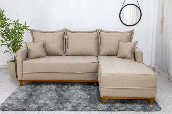 SOFÁ MILÃO COM CHAISE  2.30M MOLAS ENSACADAS. PRONTA ENTREGA. - Foto 2