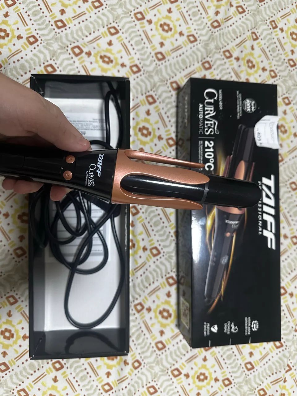 Modelador Taiff Curves Automatic 210 °C - Pouquíssimo Uso - Foto 3