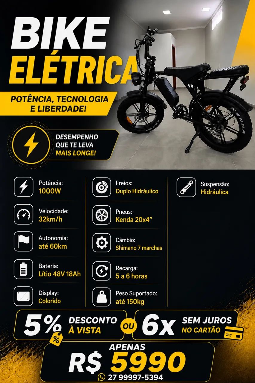 Bike elétrica -v8