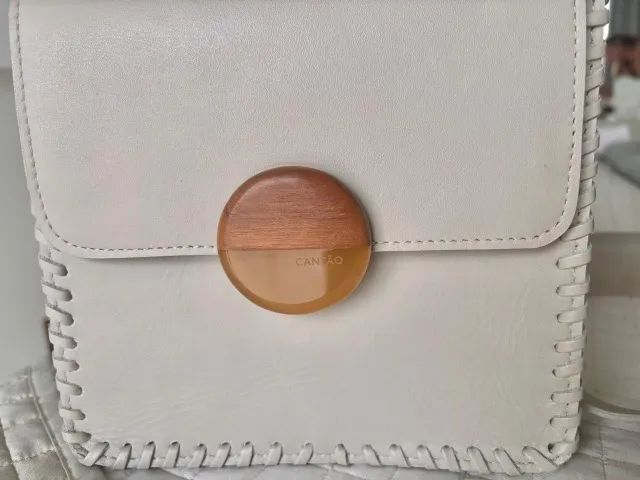 Bolsa em couro Cantão.