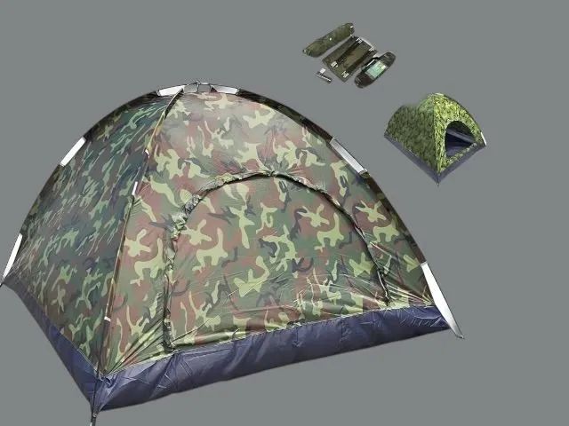 Barraca de Camping Camuflada 6 Lugares - Montagem Rápida e Fácil (Nova) - Foto 2