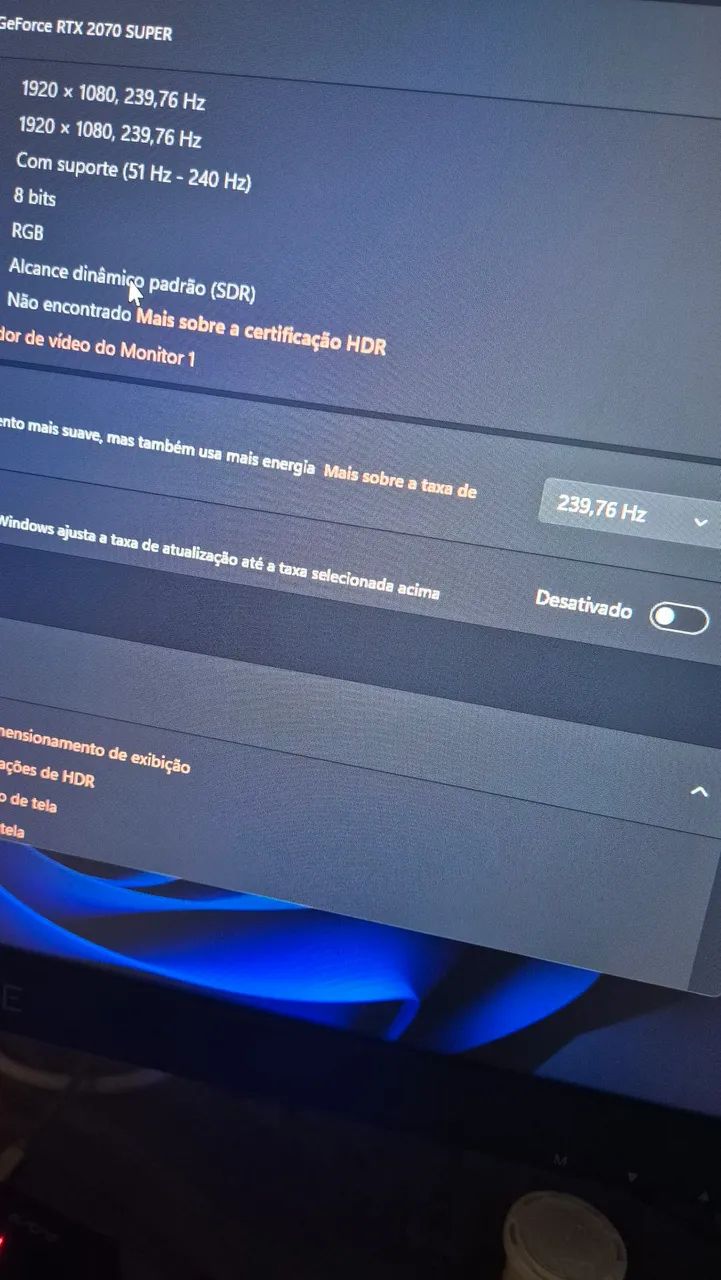 Monitor z-edge 240 hz 24 polegadas - Foto 3