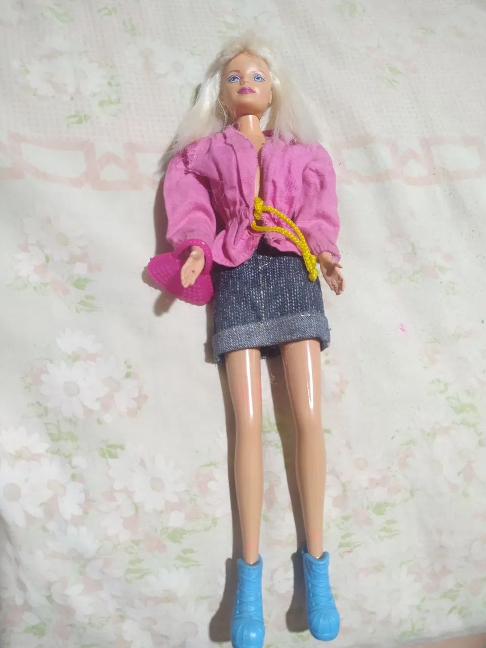 Boneca antiga com pequenas avaria  - Foto 2