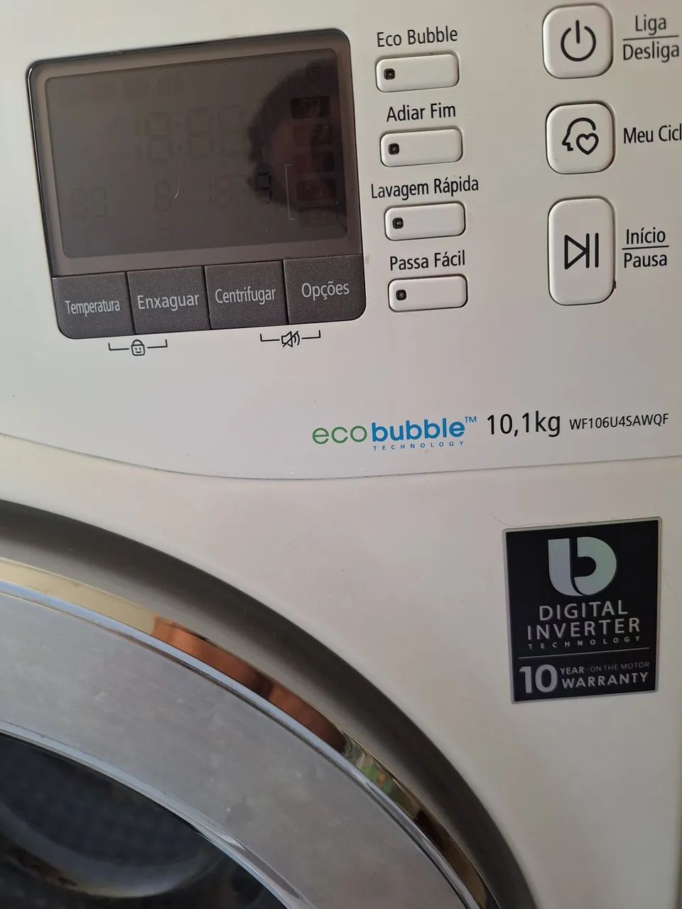  Máquina lavadora Samsung 10kg ótimo estado de conservação com defeito não drena água.  - Foto 2