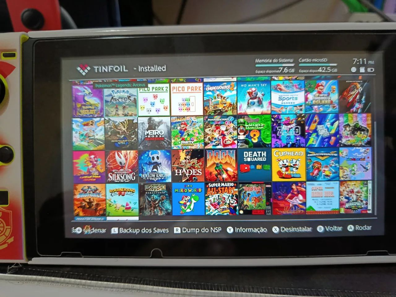 Nintendo switch V2 256gb desbloqueado completo - Consoles de Vídeo