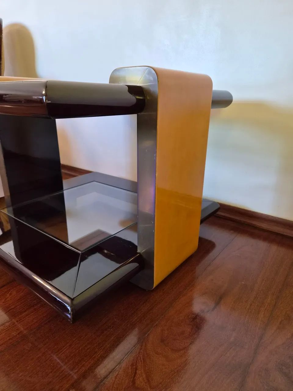  MESA DE CANTO SOFISTICADA COM VIDRO ? PEÇA ÚNICA ? - Foto 4