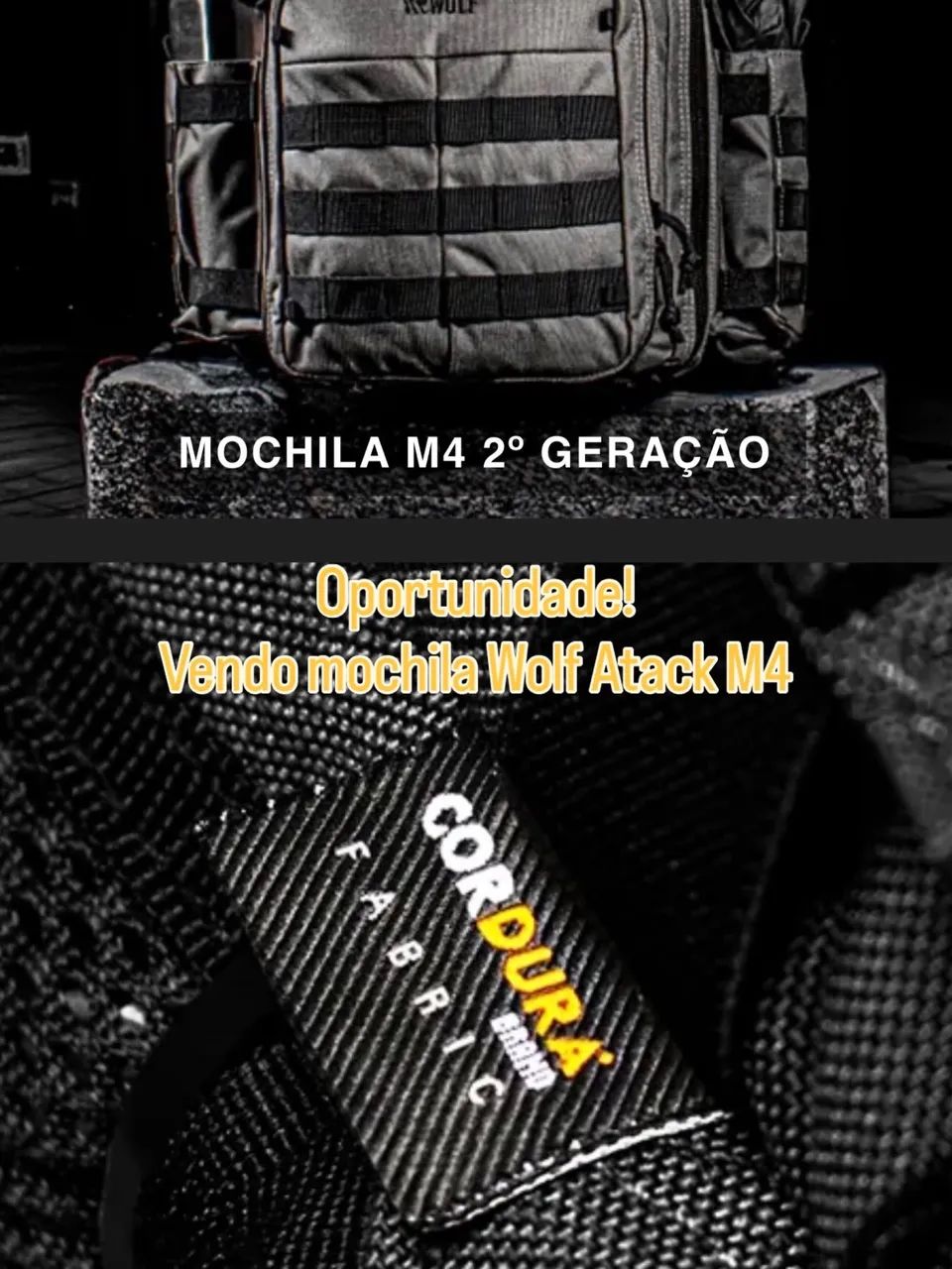 Vendo mochila Wolf Attack M4