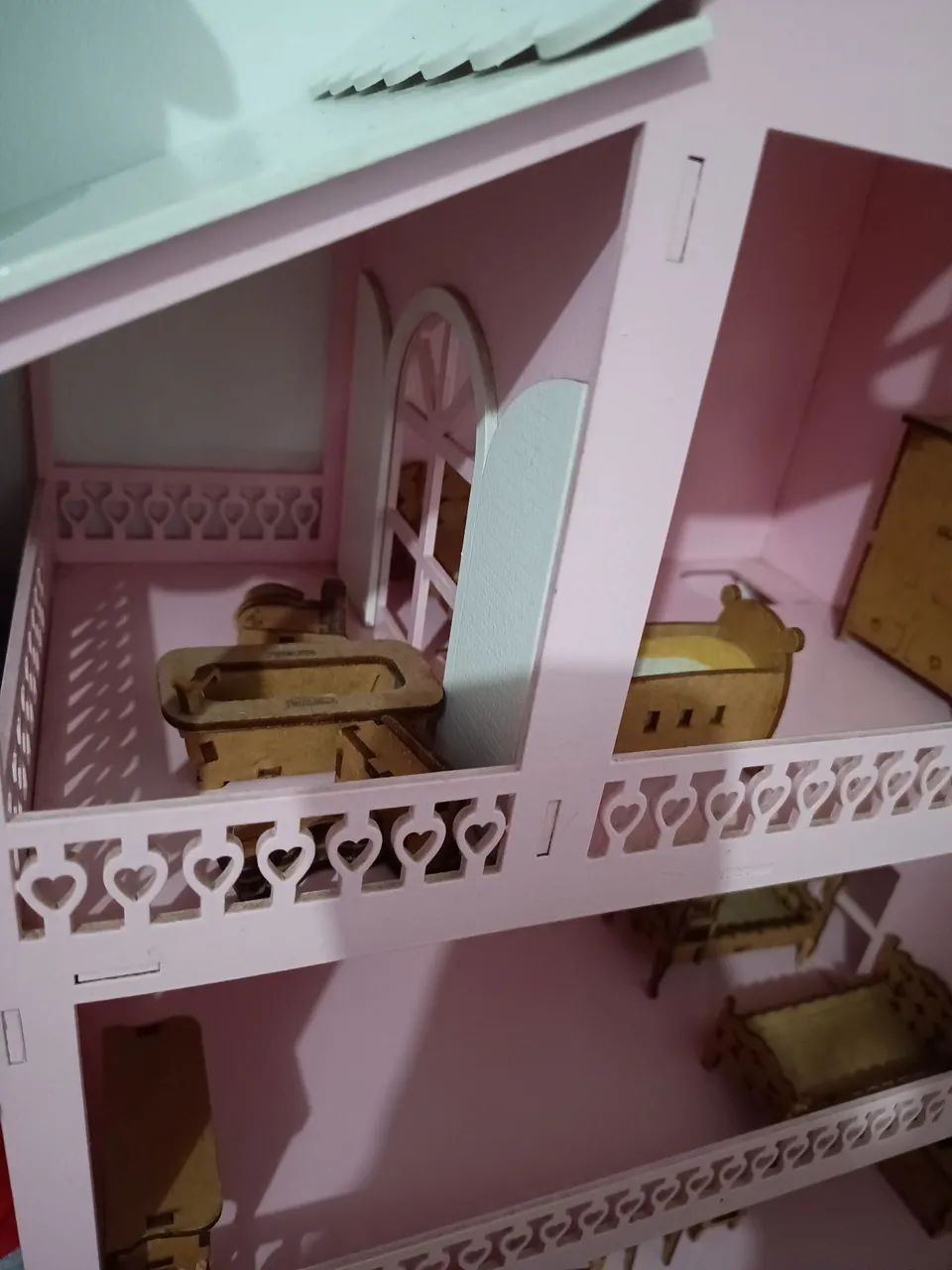 Vendo casinha em MDF  - Foto 4