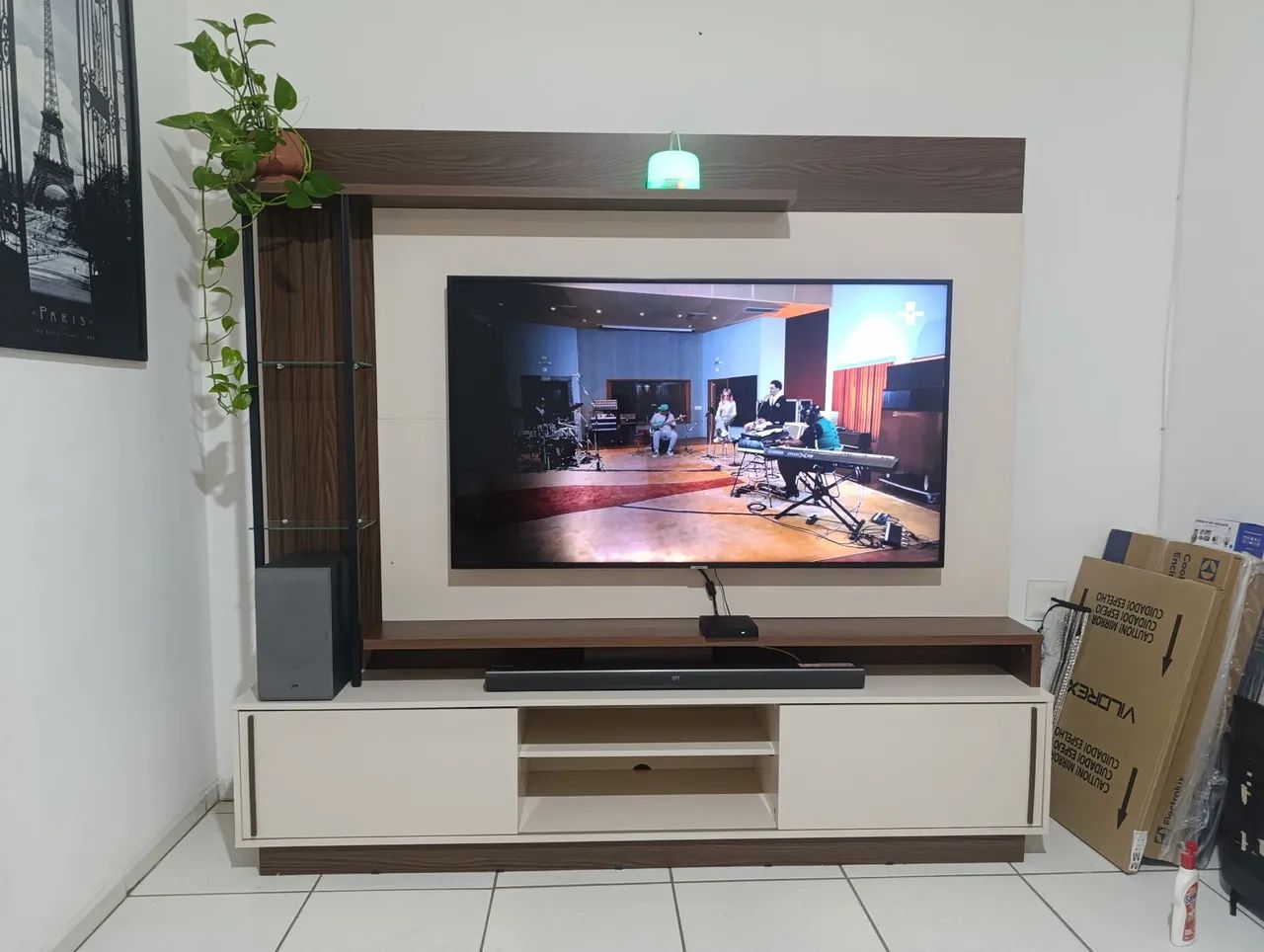 Rack para sala para tb de ate 70 polegadas  - Foto 4