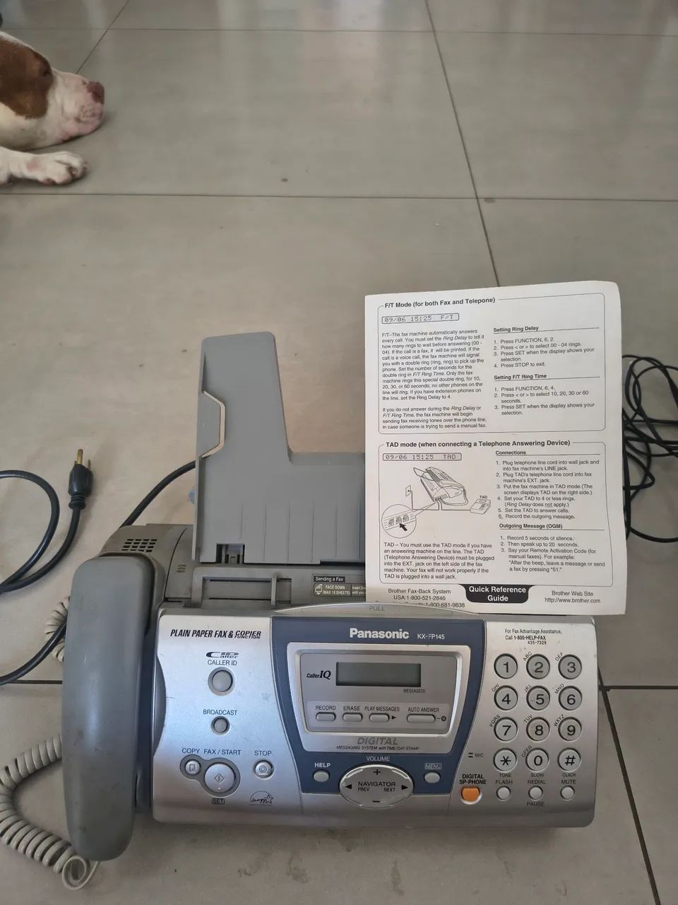 Fax Panasonic antigo - Foto 3