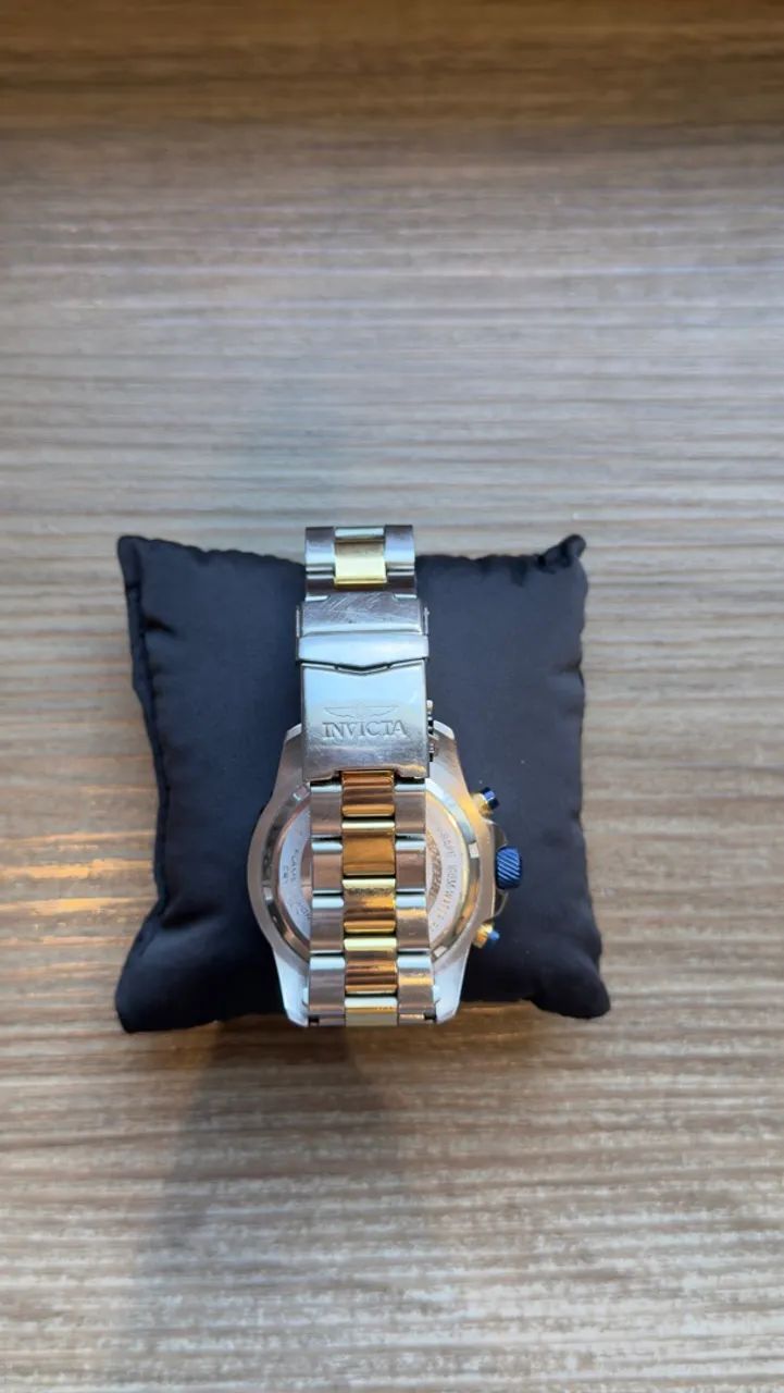 Relógio Invicta Pro Diver 23994 Cronógrafo 45mm Bicolor - Foto 3