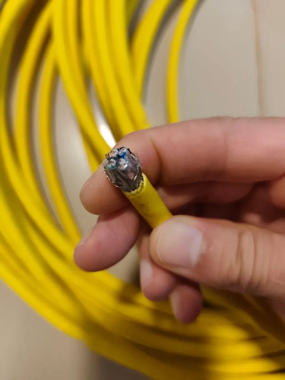  Cabo de rede ethernet CAT 8 Cabo RJ45 Cabo de internet  - Foto 4