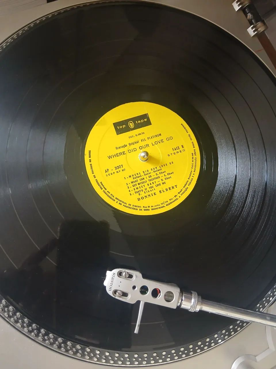 Lp donnie elbert "where did our love go " usado - Foto 3