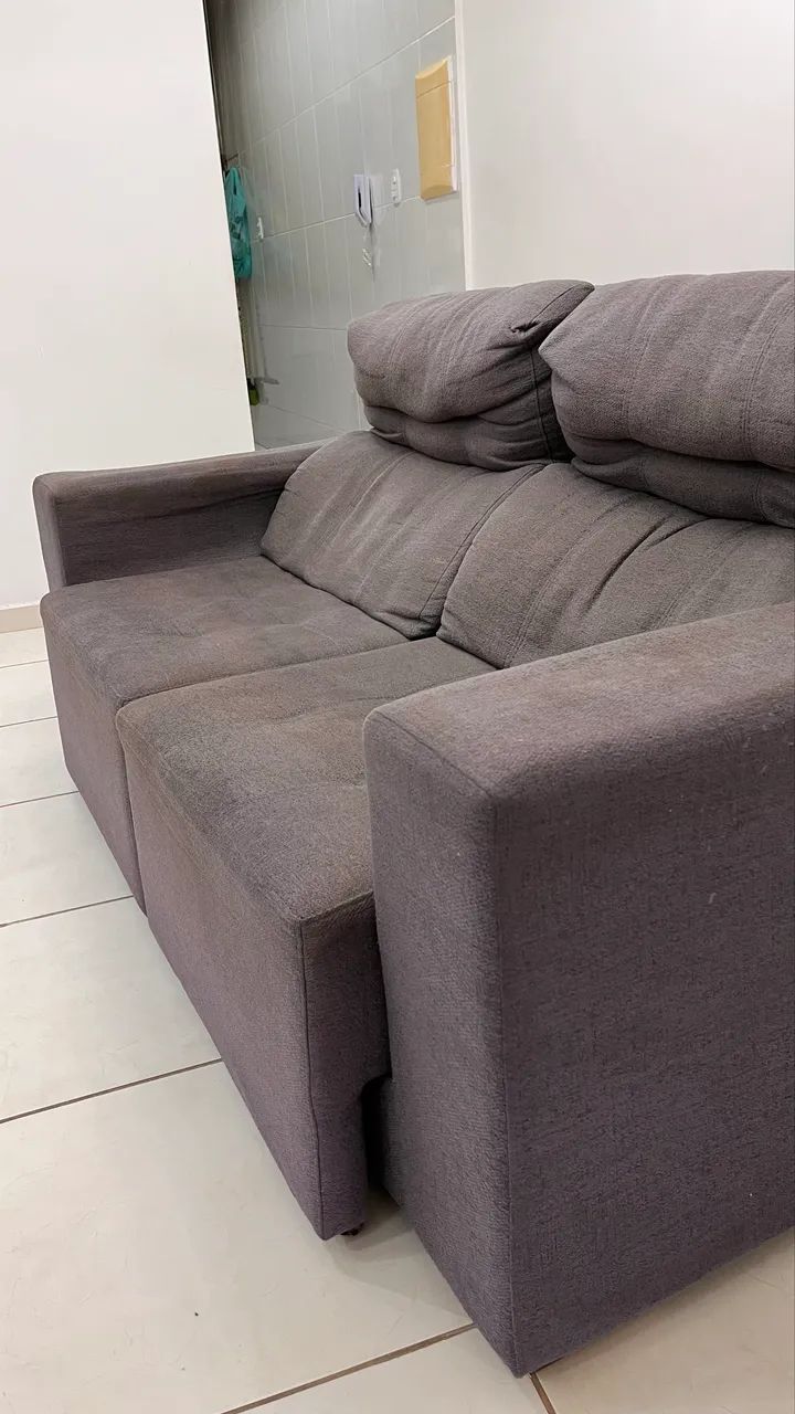 Sofa retratil e reclinavel com 2 lugares