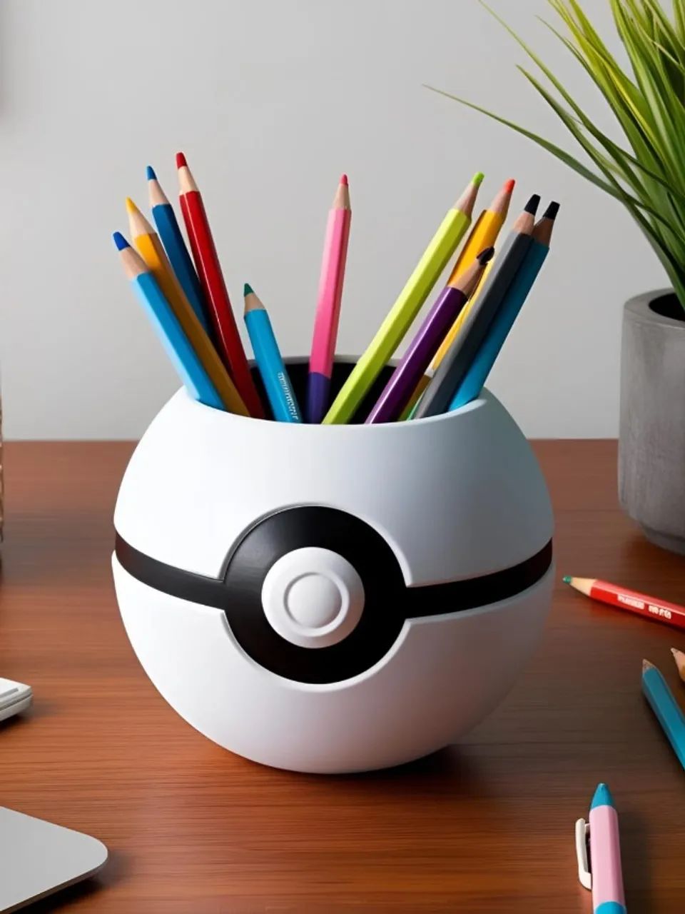 Porta Lápis- Pokebola - Foto 2