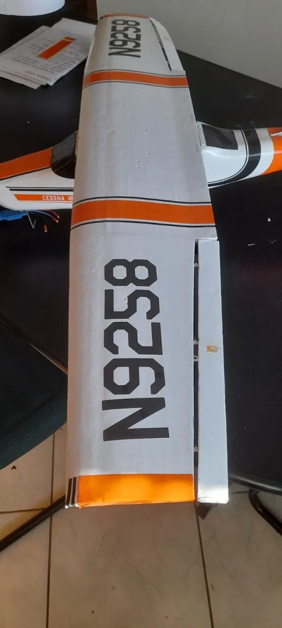 Aeromodelo Cessna 182 Pronto Para Voar - Foto 3