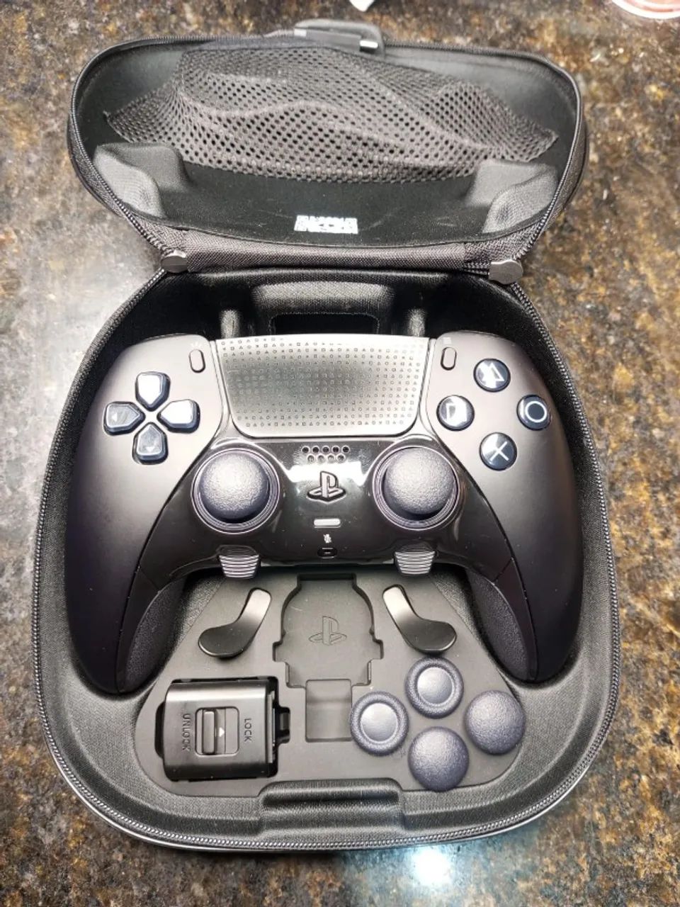 Controle Dualsense Edge Midnight Black PS5 - Foto 3