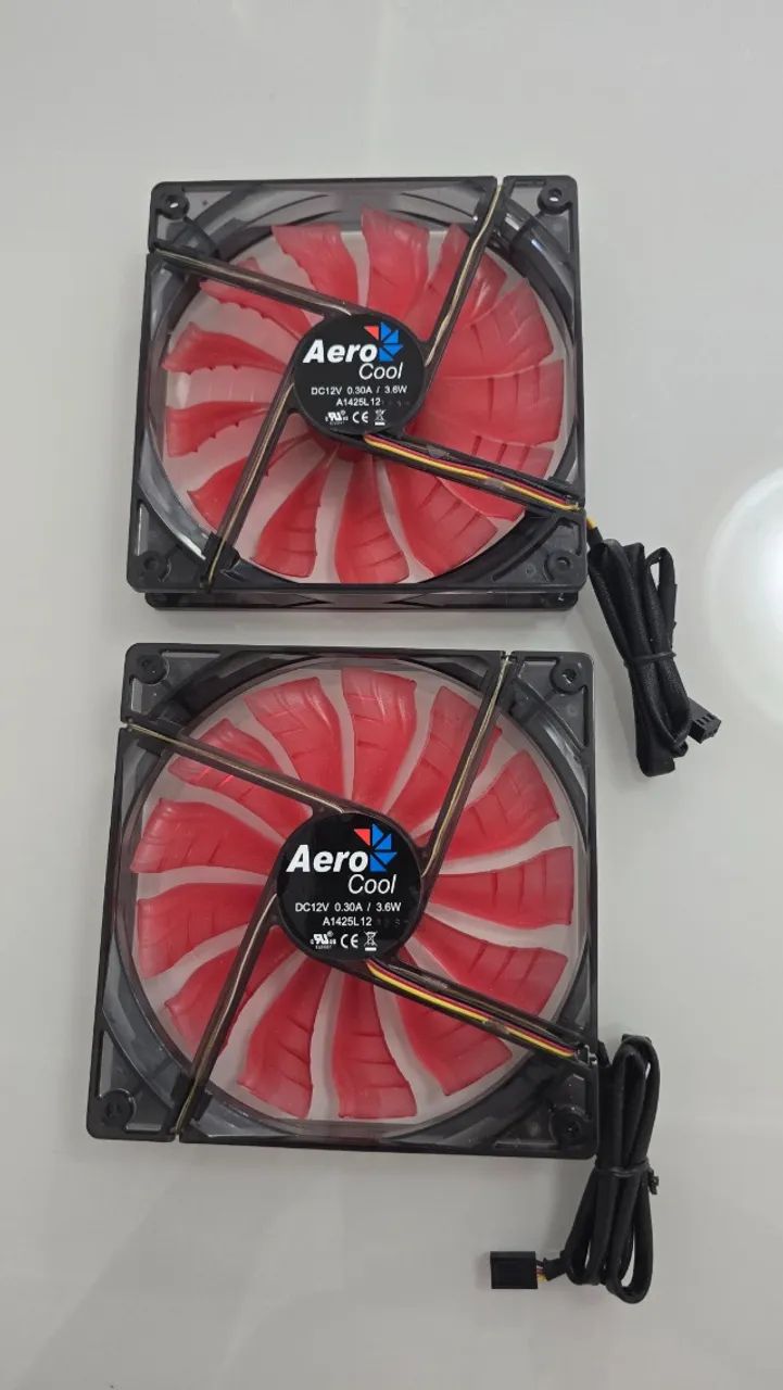 2 Cooler Fan Aerocool 140mm - Foto 3