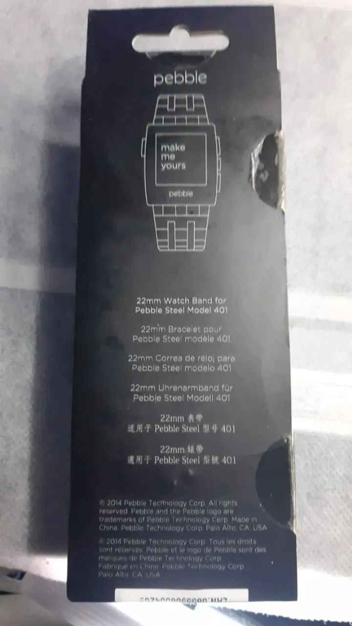 Pulseira PEBBLE Steel em aço inox - Nova na caixa original. - Foto 4