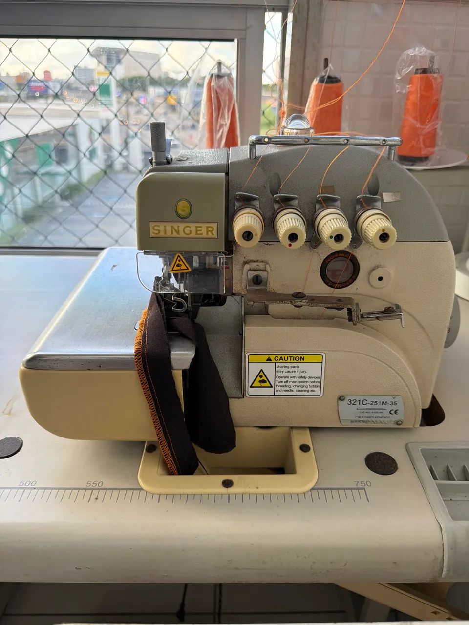 Máquina interlock singer industrial 