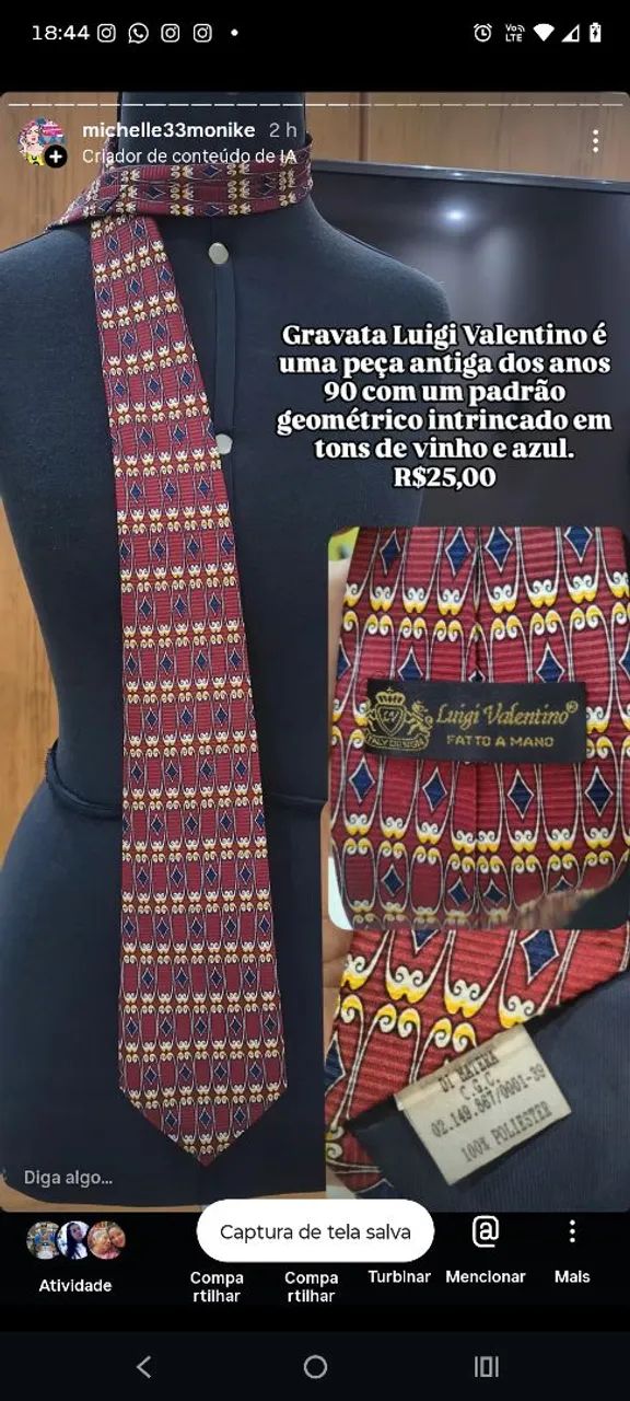Gravatas vintage e CGC - Foto 2